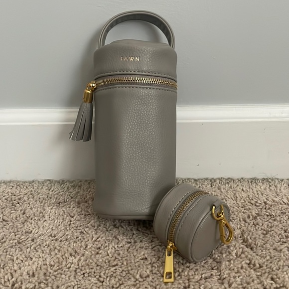 Fawn Design Bags Fawn Design Faux Leather Bottle Bag Paci Case In